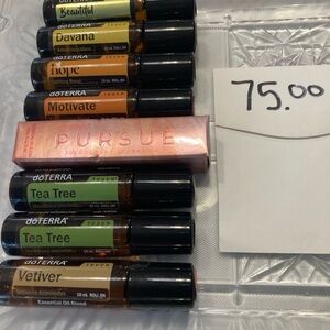 8 doTERRA rollerballs Tea Tree Vetiver Motivate  Beautiful Hope essential oils